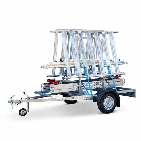 Alumexx Budget rolsteiger 8,2 m met Basic steigeraanhanger